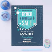 Prospectus 21,6 Cm X 24,94 Cm Cyber Monday Flyer (Simple)