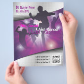 Prospectus 21,6 Cm X 24,94 Cm Danse Modèle de la circulaire (main)