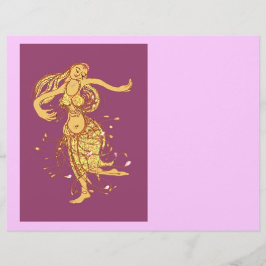 Prospectus 21,6 Cm X 24,94 Cm Danseurs du ventre (Devant)