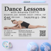 Prospectus 21,6 Cm X 24,94 Cm Danseuse, Leçon de danse Circulaire publicitaire (Simple)