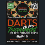 Prospectus 21,6 Cm X 24,94 Cm Dartboard Design, Darts Tournament<br><div class="desc">Dartboard Design,  Darts Tournament Advertising Flyers By The Business Card Store.</div>