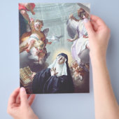 Prospectus 21,6 Cm X 24,94 Cm Décès de Saint Scholastica (main)