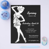 Prospectus 21,6 Cm X 24,94 Cm Défilé de mode (Blanc) (Simple)