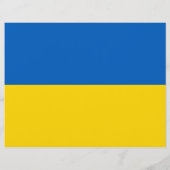 Prospectus 21,6 Cm X 24,94 Cm Dépliant avec drapeau de l'Ukraine (Dos)