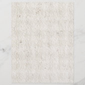 Prospectus 21,6 Cm X 24,94 Cm Dépliant de fond en lin clair (Devant)