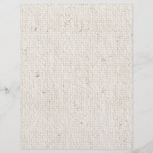 Prospectus 21,6 Cm X 24,94 Cm Dépliant de fond en lin clair (Dos)