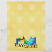 Prospectus 21,6 Cm X 24,94 Cm dépliant de garderie (Dos)