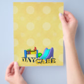 Prospectus 21,6 Cm X 24,94 Cm dépliant de garderie (main)