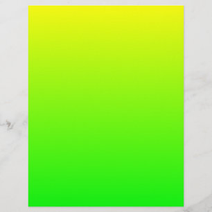 Prospectus 21,6 Cm X 24,94 Cm Dépliant jaune à vert citron