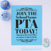 Prospectus 21,6 Cm X 24,94 Cm Dépliant PTA d'Avril (Simple)