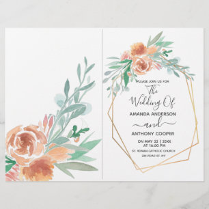 Prospectus 21,6 Cm X 24,94 Cm Détails de réception d'invitation de budget info d