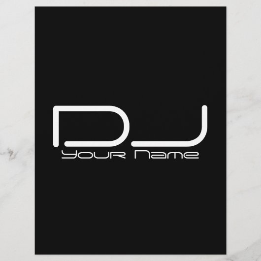 Prospectus 21,6 Cm X 24,94 Cm DJ Flyer (Devant)