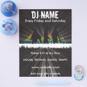 Prospectus 21,6 Cm X 24,94 Cm DJ Shadows Music Flyer (Simple)