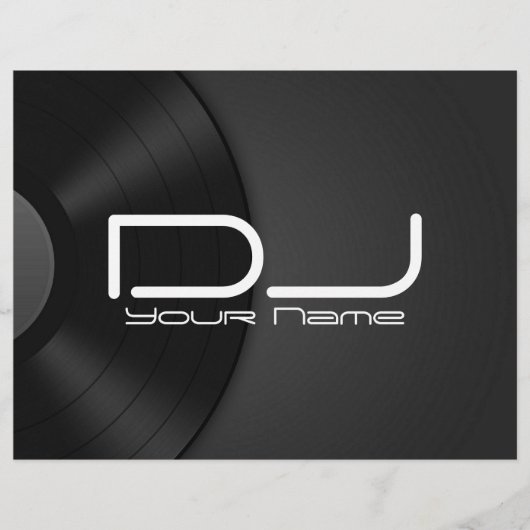 Prospectus 21,6 Cm X 24,94 Cm DJ Vinyl Flyer (Devant)