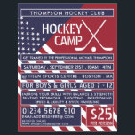 Prospectus 21,6 Cm X 24,94 Cm Drapeau Américain, Hockey Camp Annonce<br><div class="desc">Drapeau Américain,  Dépliants Publicitaires De Camp De Hockey Par Le Magasin Carte de visite.</div>