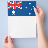 Prospectus 21,6 Cm X 24,94 Cm Drapeau national australien (main)