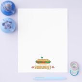 Prospectus 21,6 Cm X 24,94 Cm Drôle Sandwich sous-marin (Simple)