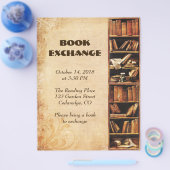 Prospectus 21,6 Cm X 24,94 Cm Échange de livres (Simple)