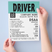 Prospectus 21,6 Cm X 24,94 Cm École moderne de conduite audacieuse, instructeur (main)