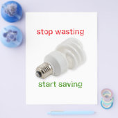 Prospectus 21,6 Cm X 24,94 Cm Économisez de l'énergie (Simple)