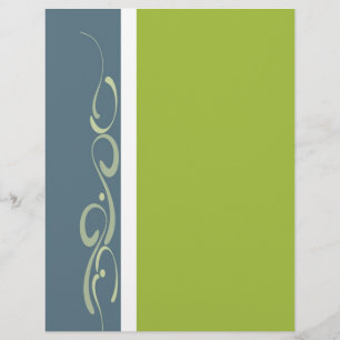 Prospectus 21,6 Cm X 24,94 Cm Élégant arrière - plan de circulaire vierge