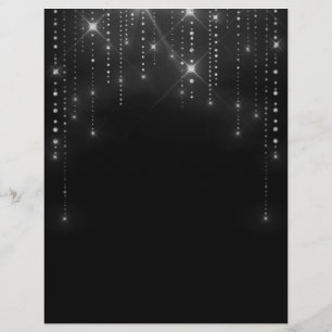 Prospectus 21,6 Cm X 24,94 Cm Elégant prospectus noir
