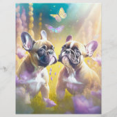 Prospectus 21,6 Cm X 24,94 Cm Éliminer les chiots français de Bulldog (Dos)