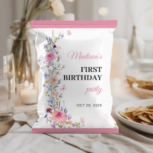 Prospectus 21,6 Cm X 24,94 Cm Emballage de sac de chips pour fête d'anniversaire
