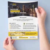 Prospectus 21,6 Cm X 24,94 Cm Entreprise (Modèle) (main)