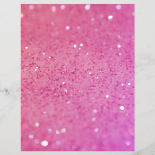 Prospectus 21,6 Cm X 24,94 Cm Étincelle de Parties scintillant rose Neon (Devant)