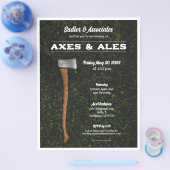 Prospectus 21,6 Cm X 24,94 Cm Événement Ax Throwing (Simple)