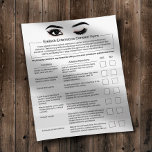 Prospectus 21,6 Cm X 24,94 Cm Eyelash Extensions Responsabilité Renonciation For<br><div class="desc">Prolongation Eyelash Responsabilité Renonciation & Formulaire de libération Flyers.</div>