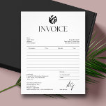 Prospectus 21,6 Cm X 24,94 Cm Facture commerciale minimale en noir et blanc<br><div class="desc">Conception minimaliste et moderne pour votre facture d'entreprise. Sélectionnez l'option "Modifier à l'aide de l'outil de conception" pour l'customiser davantage. *recommandé de modifier à l'aide de votre ordinateur</div>