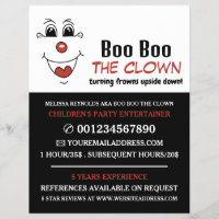 Fantaisie, Animateur pour enfants, Publicité clown