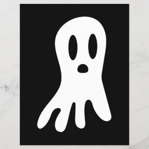 Prospectus 21,6 Cm X 24,94 Cm Fantômes d'Halloween foncé