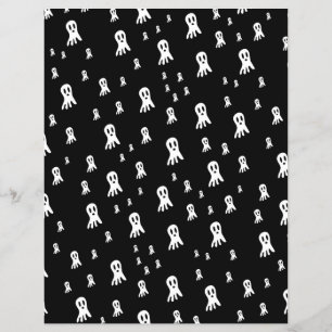 Prospectus 21,6 Cm X 24,94 Cm Fantômes d'Halloween foncé