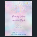 Prospectus 21,6 Cm X 24,94 Cm FAUX holographique irisé pastel arc-en-ciel<br><div class="desc">veuillez noter qu'il s'agit d'un produit imprimé sans EFFET HOLOGRAPHIQUE RÉEL</div>