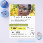 Prospectus 21,6 Cm X 24,94 Cm Female Model, Optician, Technical Practitioner  (Simple)