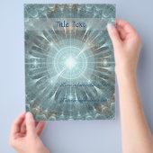 Prospectus 21,6 Cm X 24,94 Cm Fenêtre de la cathédrale de Noël (main)