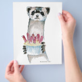 Prospectus 21,6 Cm X 24,94 Cm Ferret d'anniversaire (main)