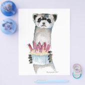 Prospectus 21,6 Cm X 24,94 Cm Ferret d'anniversaire (Simple)