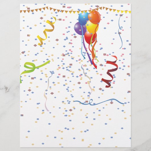 Prospectus 21,6 Cm X 24,94 Cm Fête d'anniversaire 2 (Devant)