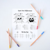 Prospectus 21,6 Cm X 24,94 Cm Feuille d'activité Halloween pour enfants