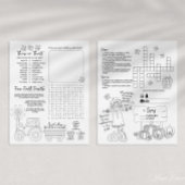 Prospectus 21,6 Cm X 24,94 Cm Feuille d'activité pour enfants