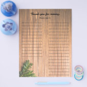 Prospectus 21,6 Cm X 24,94 Cm Feuille d'ouverture de session (Simple)