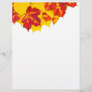 Prospectus 21,6 Cm X 24,94 Cm Feuilles d'automne motif