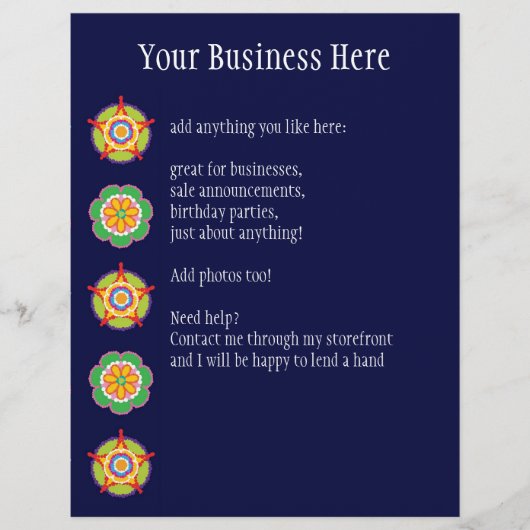 Prospectus 21,6 Cm X 24,94 Cm Fiesta Flyer (Devant)