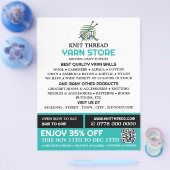 Prospectus 21,6 Cm X 24,94 Cm Fil Abstrait, Tricot, Fil (Simple)