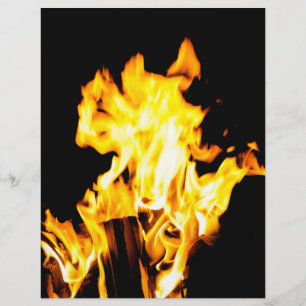 Prospectus 21,6 Cm X 24,94 Cm Flamme orange