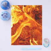Prospectus 21,6 Cm X 24,94 Cm flammes-feu-1 (Simple)
